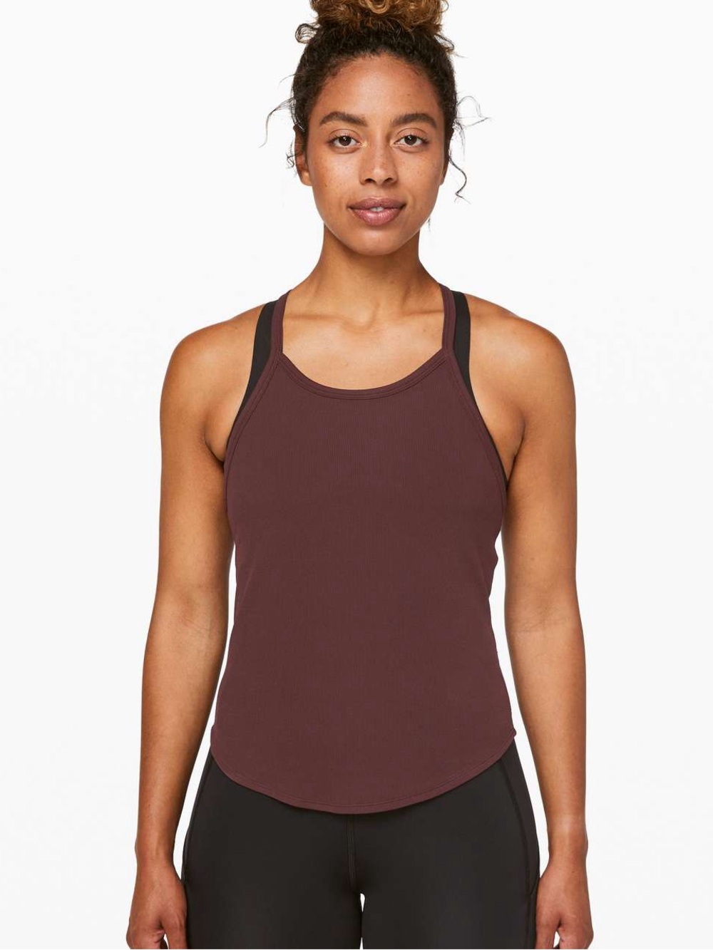 Limited Edition Stronger as One Ribbed Tank *lululemon X Barrys
Midnight Maroon